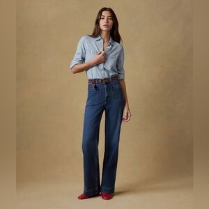 Faherty Stretch Terry Patch Pocket Pant - Riverton Wash